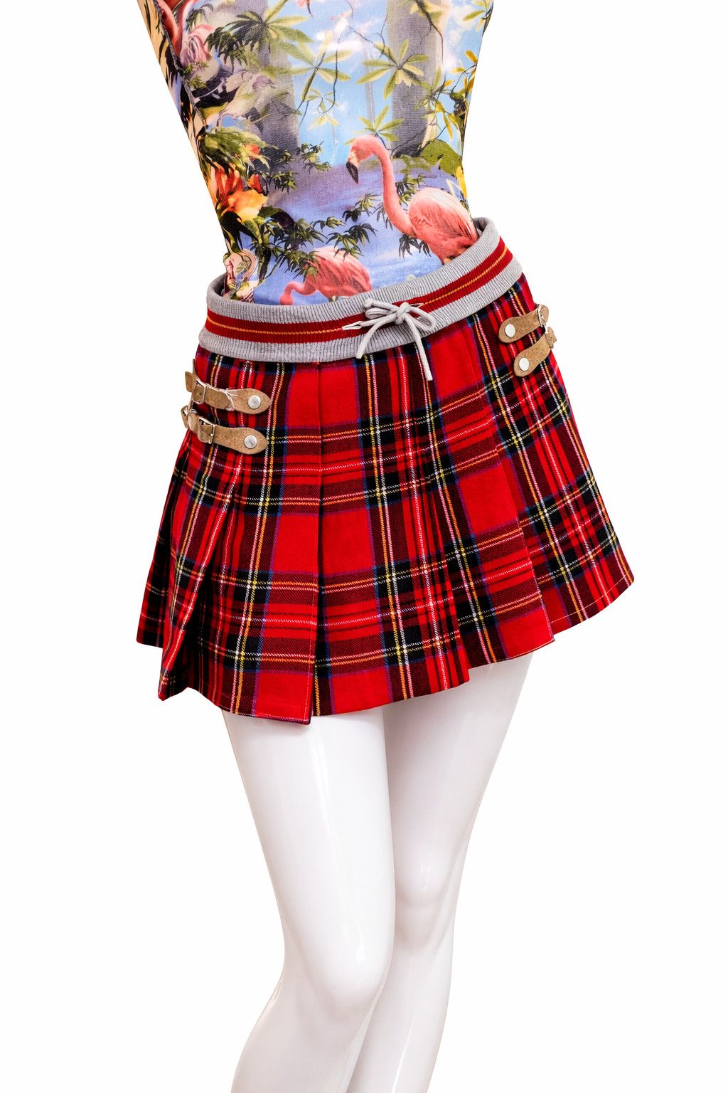 Dolce & Gabbana Y2K Dolce & Gabbana D&GTartan Pleated Schoolgirl Plaid Skirt Size 27" / US 4 / IT 40 - 3 Thumbnail