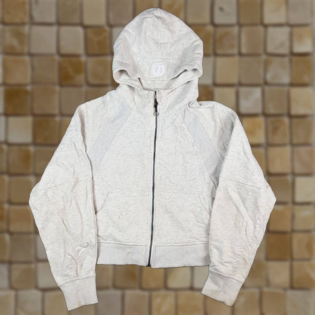 Lululemon Lululemon Scuba Hoodie Women's Size S Oversized Zip Up Crewneck Sweatshirt Gray Size S / US 4 / IT 40 - 1 Thumbnail