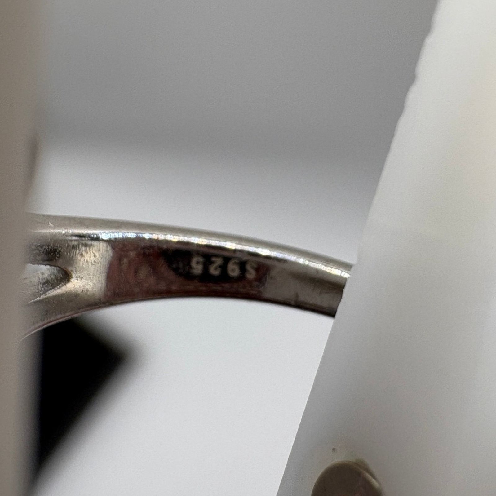 Handmade 1.2ct Moissanite Double Row Band - S925 WG Plated size 7.5 Size ONE SIZE - 5 Thumbnail