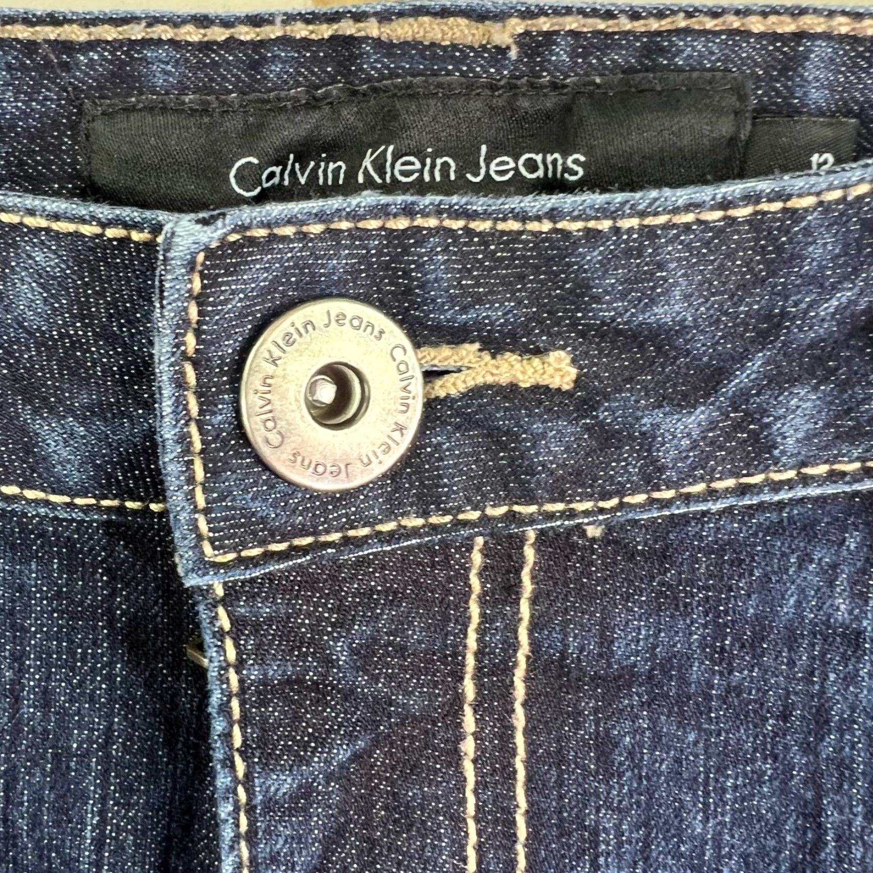 Calvin Klein Calvin Klein Jeans Flare Denim Womens 12 Blue 34X32 Vintage Size 34" / US 12 / IT 48 - 4 Thumbnail