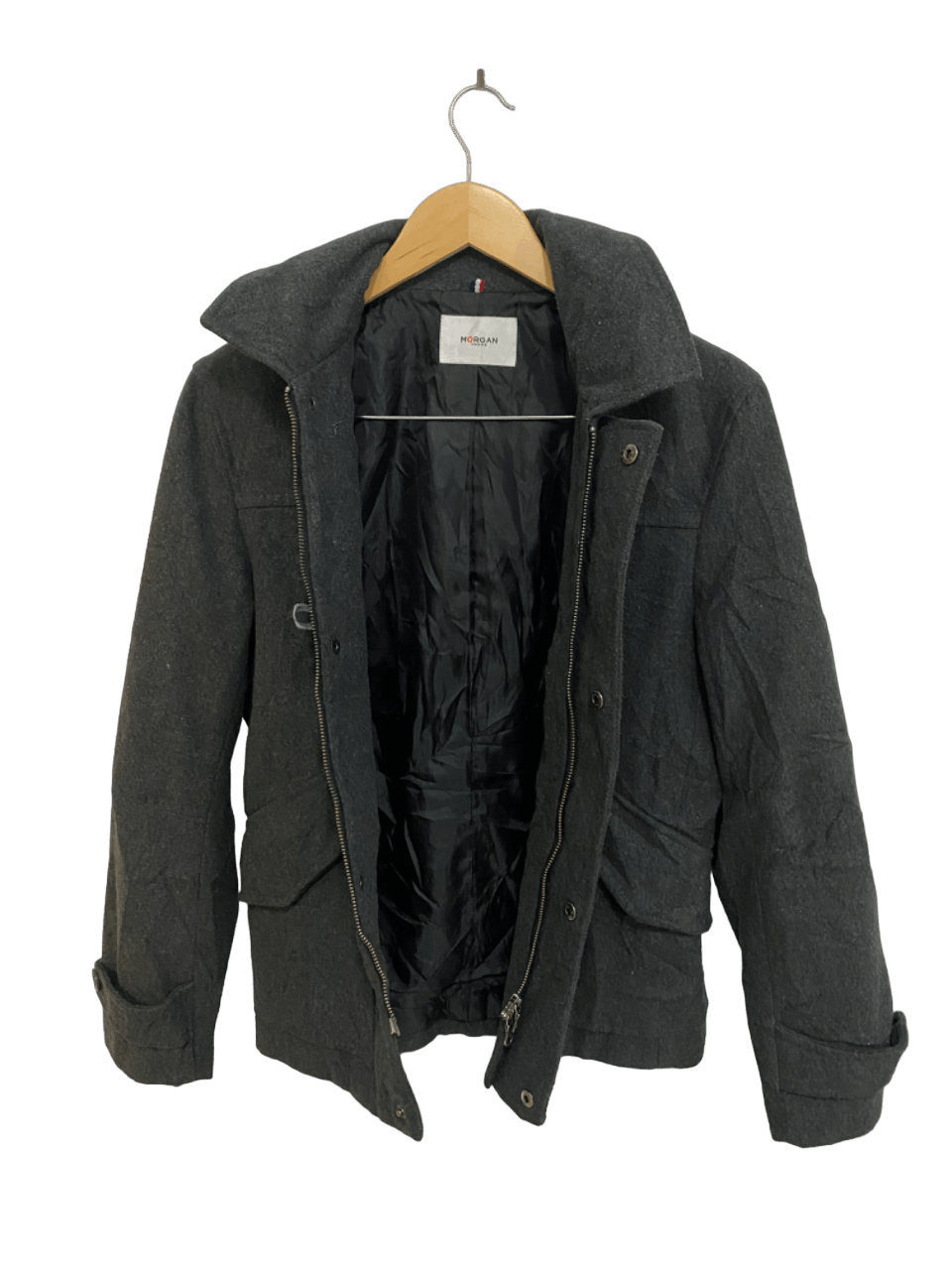 Morgan Homme Wool Morgon Homme Jacket Autumn Winter Size US S / EU 44-46 / 1 - 1 Thumbnail