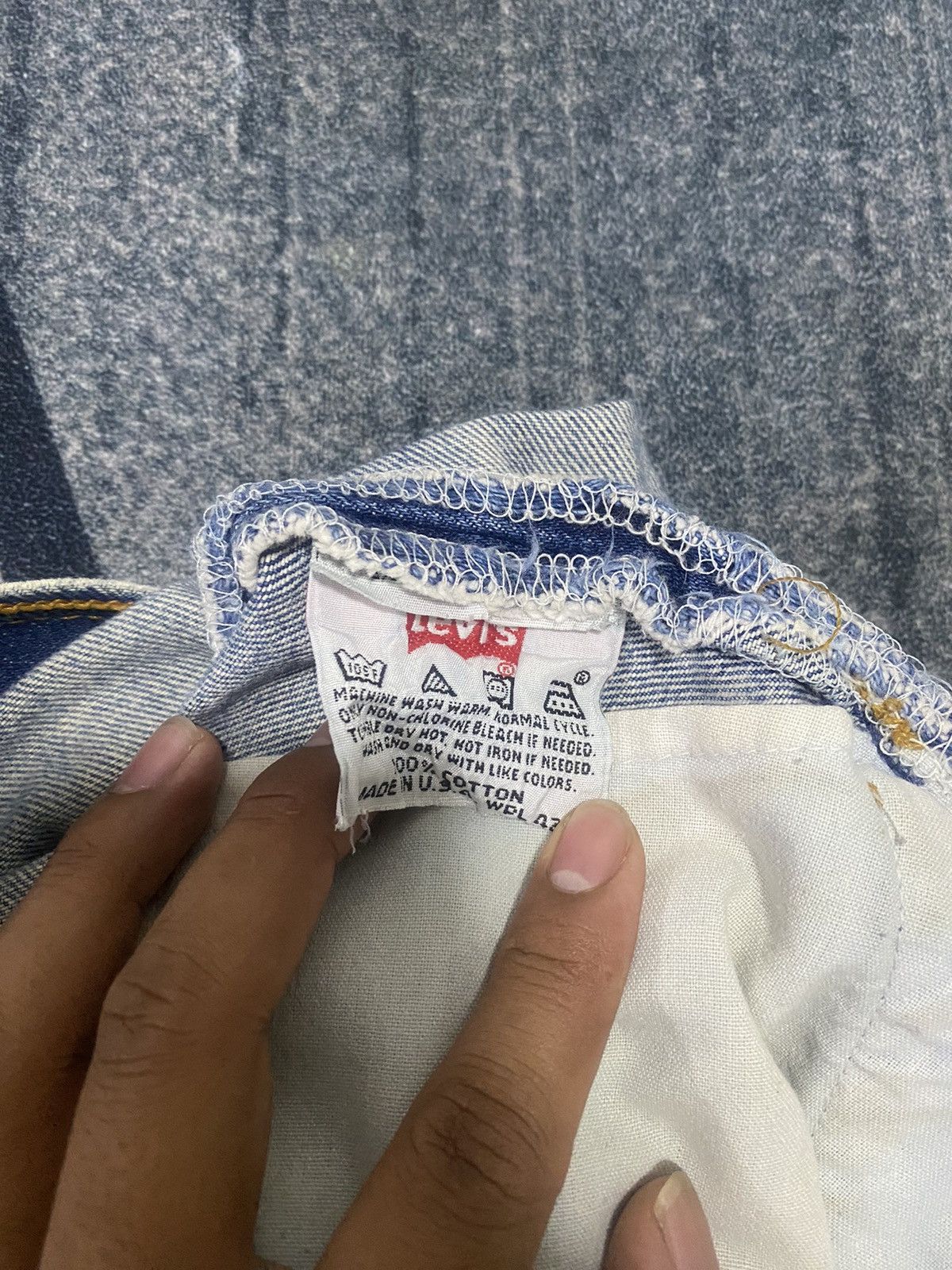 Levi's × Vintage Vintage 90s Levis 501 Faded Denim Size US 30 / EU 46 - 5 Thumbnail