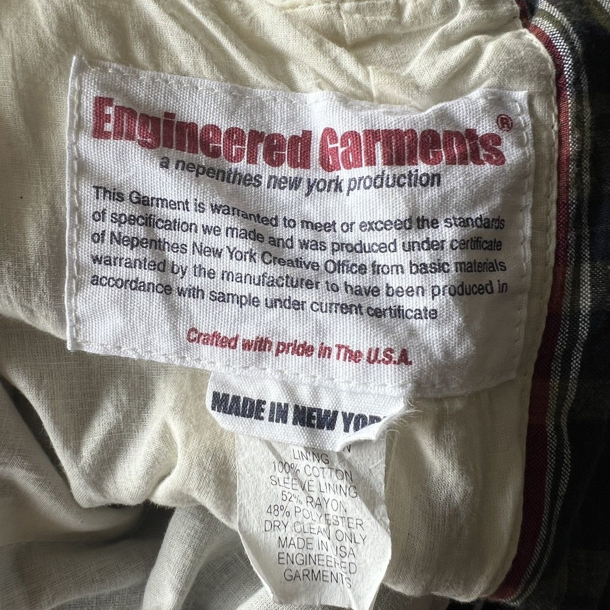 Engineered Garments 🔥 Engineered Garments Plaid Check Jacket Size US S / EU 44-46 / 1 - 15 Thumbnail