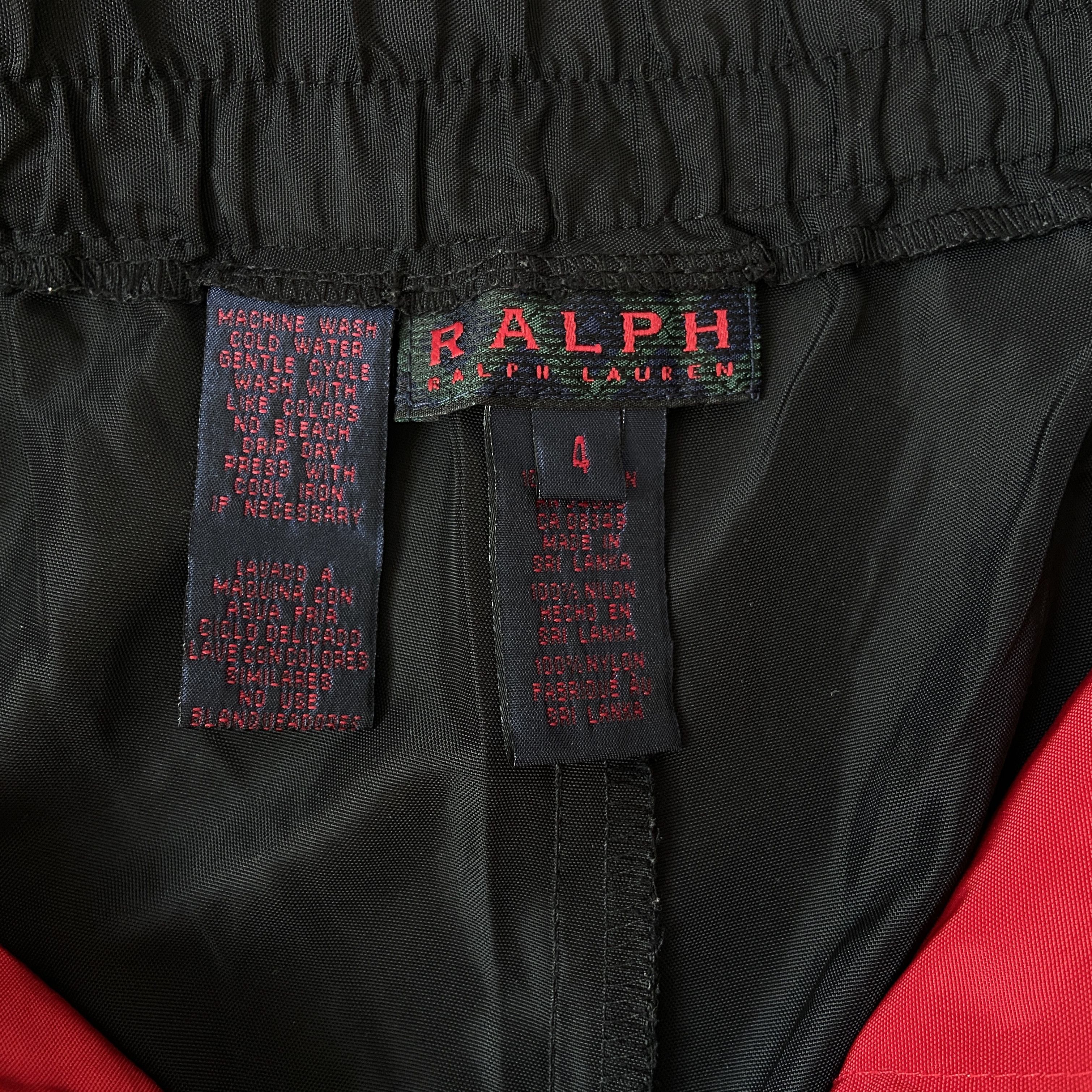 Ralph Lauren VINTAGE RALPH LAUREN TRACK PANTS JOGGERS BLACK Size 27" / US 4 / IT 40 - 5 Thumbnail
