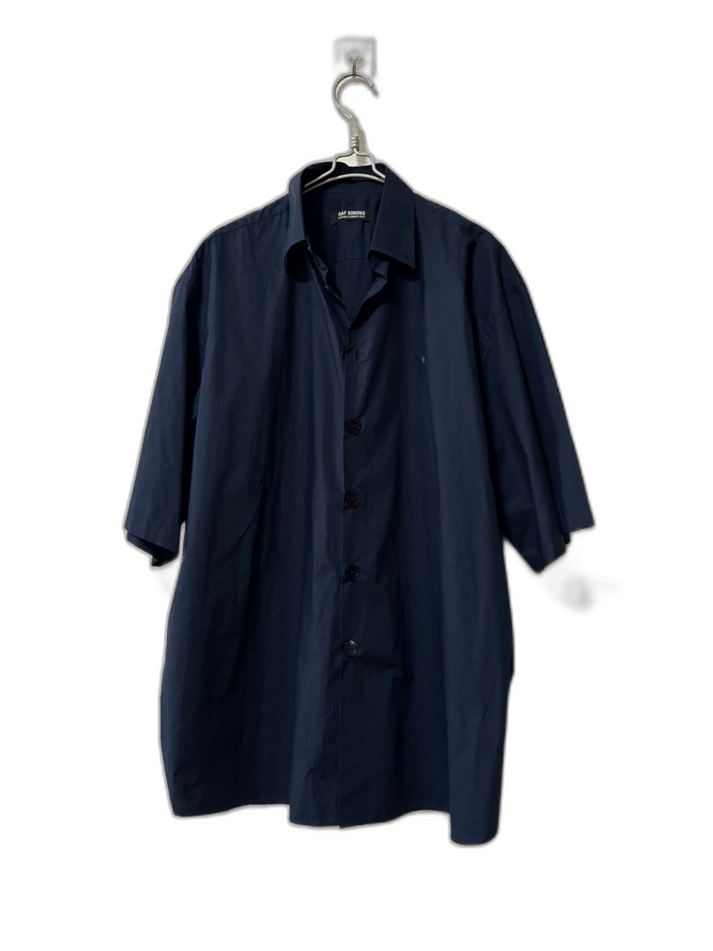 Raf Simons Raf Simons Blue Short Sleeve Shirt Size US XL / EU 56 / 4 - 1 Thumbnail