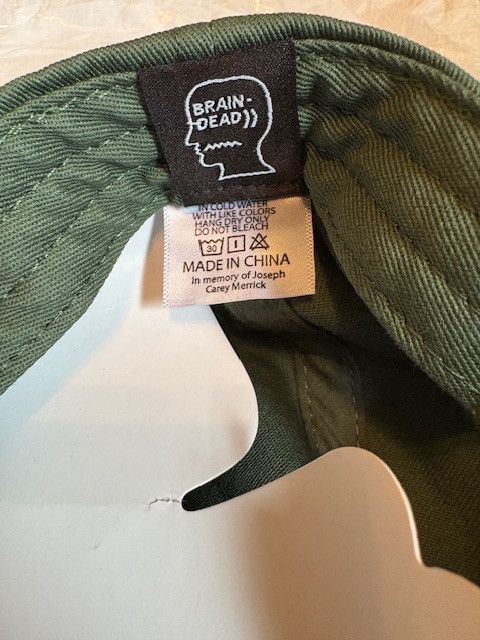 Brain Dead Brain Dead x Them Skates Homie 6 Panel Cap, Green UNI Size ONE SIZE - 5 Thumbnail