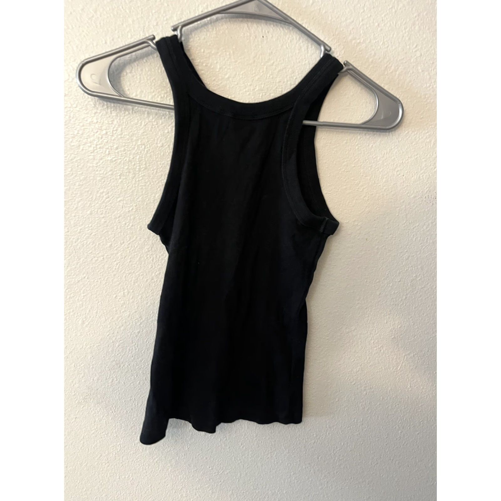 H&M H&M Tank Women Black Solid Cotton Modal Shirt Tank Sleeveless Camisole S Small Womens Size S / US 4 / IT 40 - 2 Thumbnail