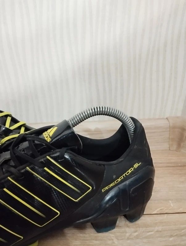 Adidas Adidas Adipower Predator SL TRX Fg Black Electricity Sharp42 Size US 8.5 / EU 41-42 - 3 Thumbnail