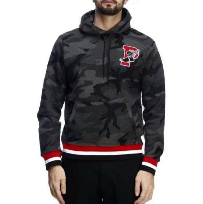 image of Pwings Polo Ralph Laurent Camo Sweathoodie, Men's (Size Large)