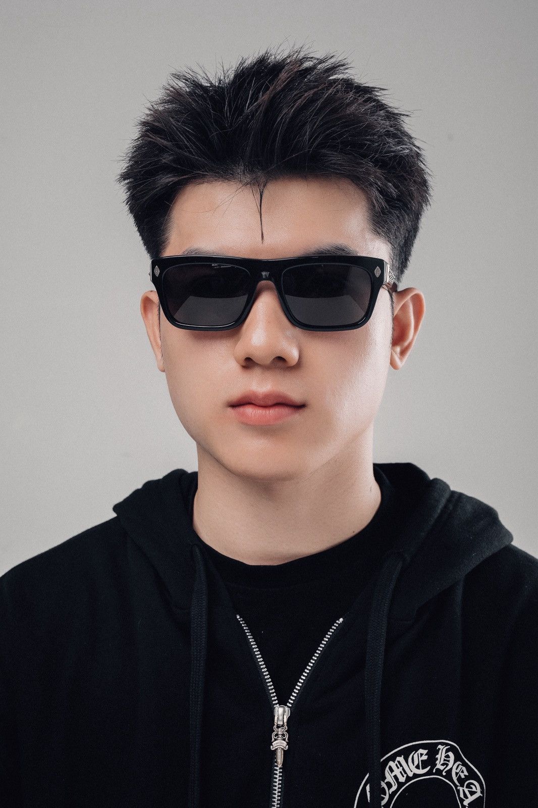 Chrome Hearts CHROME HEARTS SLUSS BUSSIN II BLACK SUNGLASSES Size ONE SIZE - 9 Thumbnail