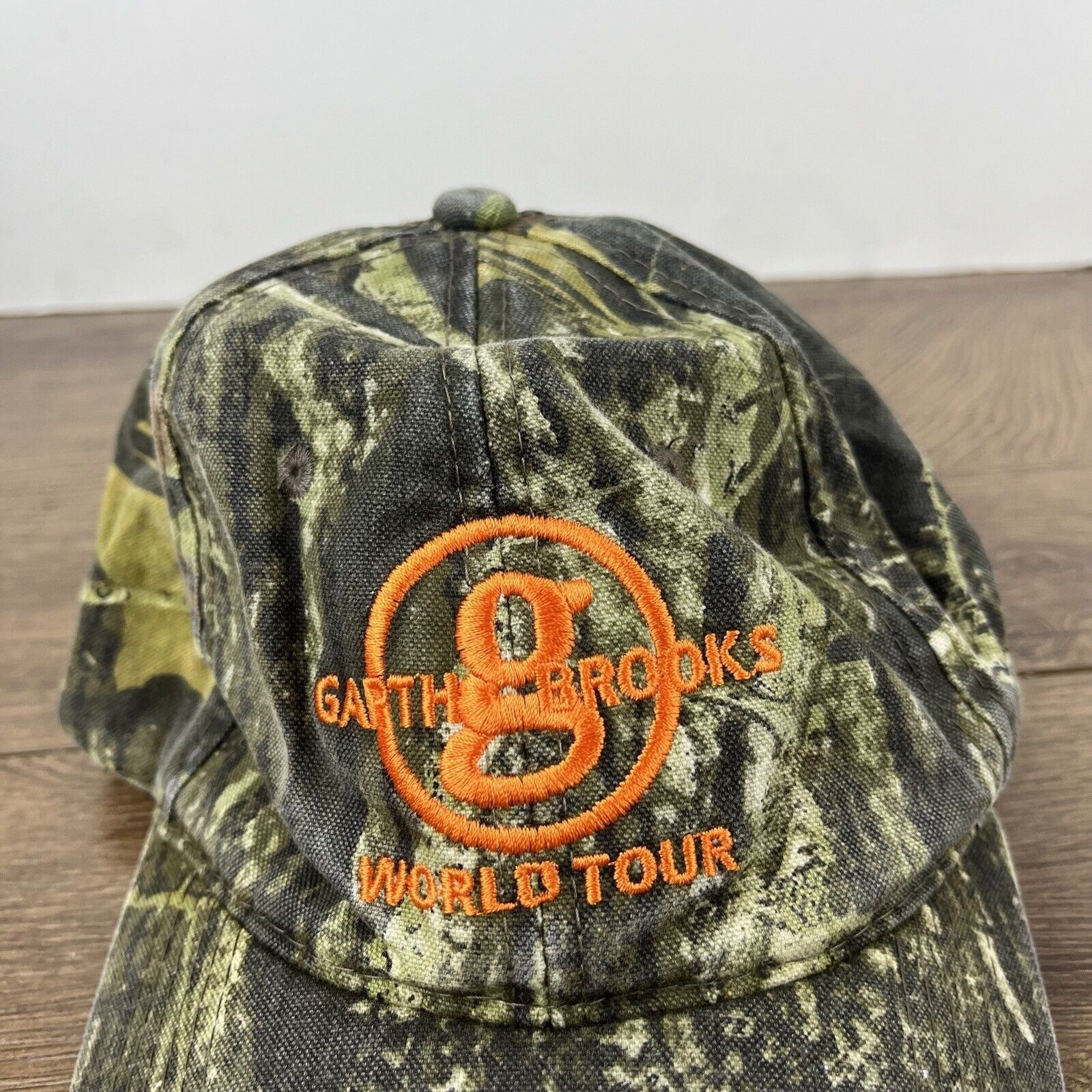 Other Garth Brooks Hat World Tour Hat Green Camo Cap Adjustable Ca Size ONE SIZE - 7 Thumbnail