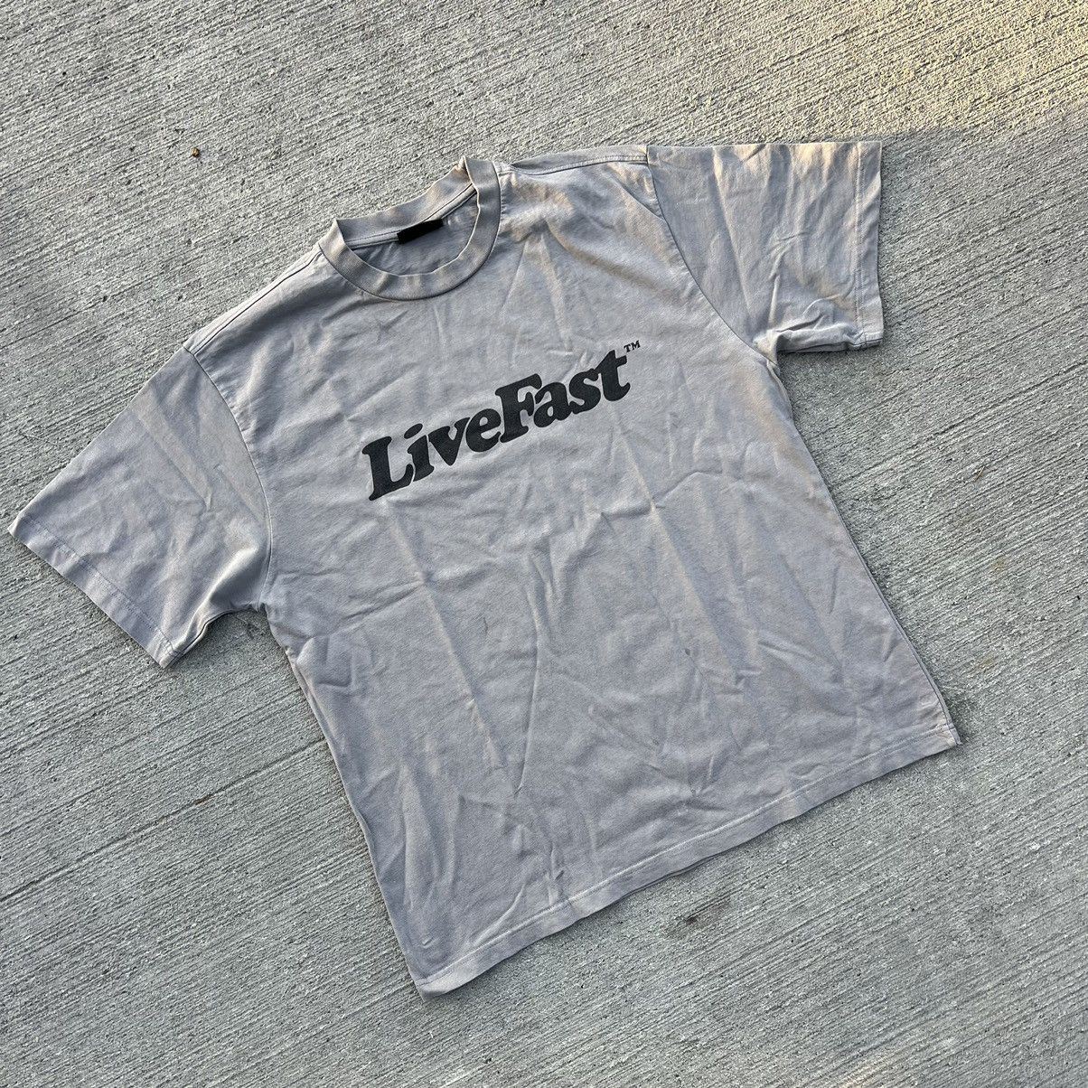 LFDY × Vintage Vintage LFDY “Live Fast” T Shirt Size US M / EU 48-50 / 2 - 2 Thumbnail