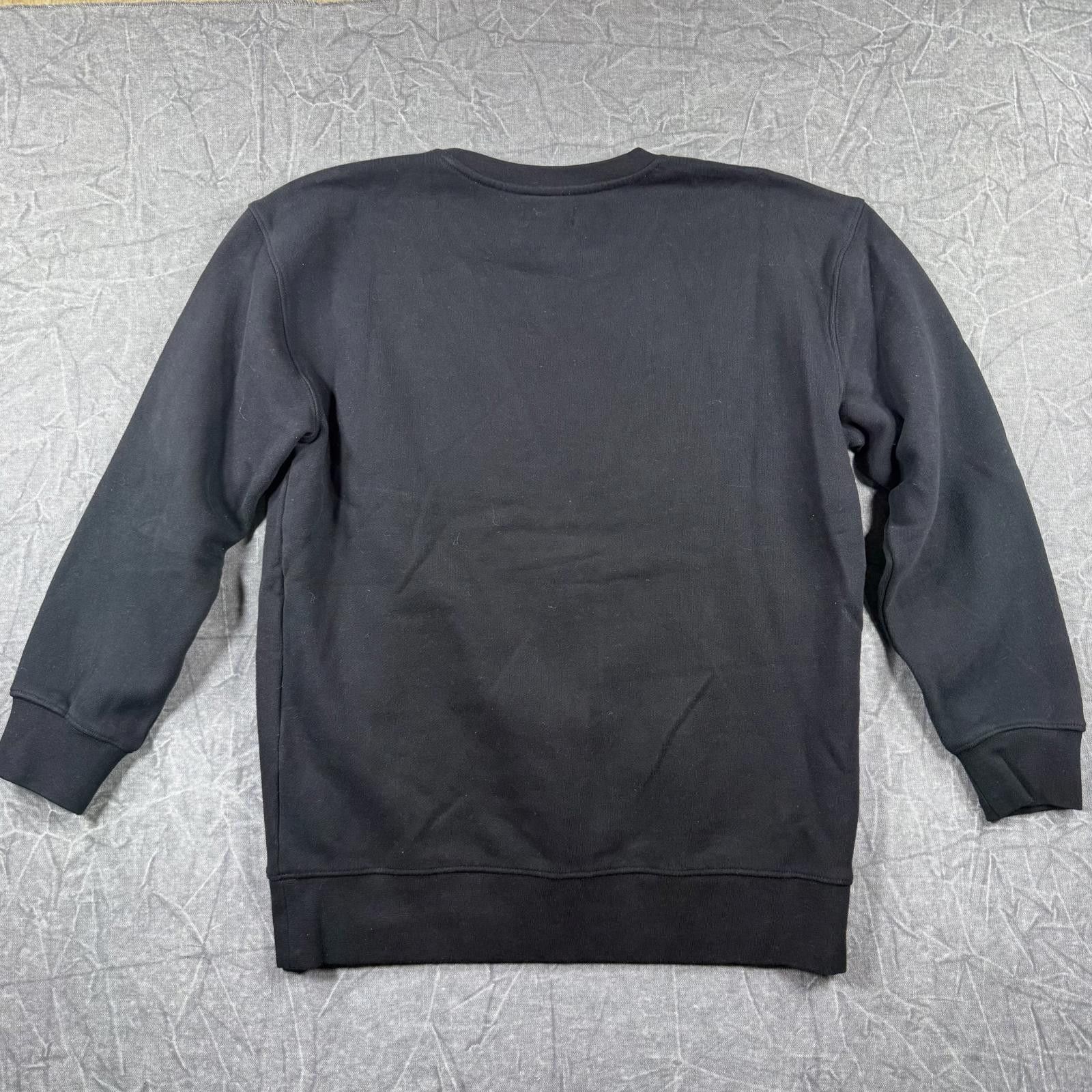 Quince Quince Sweater Unisex M Black NWT Organic Cotton Crew Neck Size US M / EU 48-50 / 2 - 5 Thumbnail