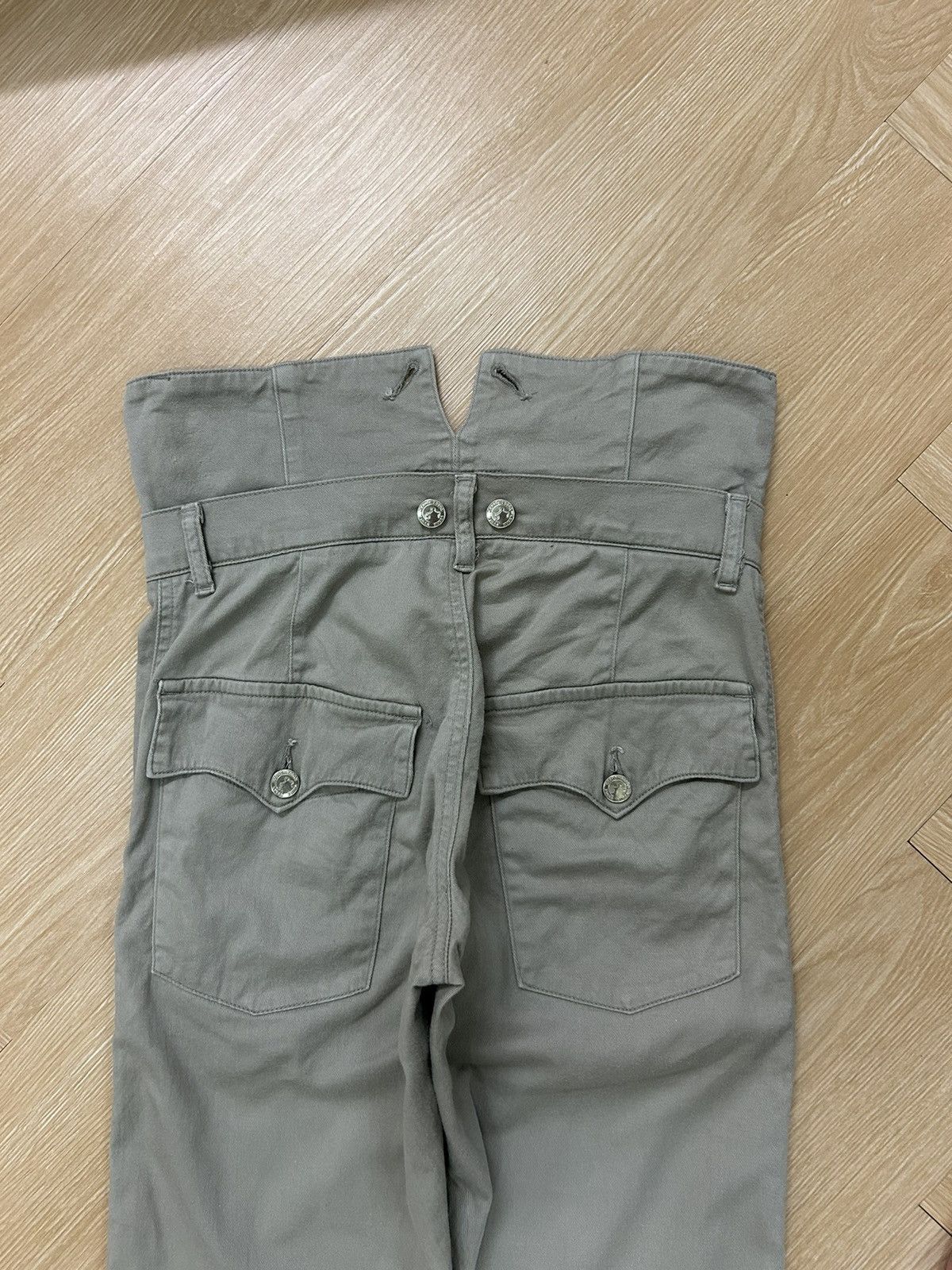 CABANE de ZUCCa × Issey Miyake × Zucca Vintage Zucca Double Waist Pants by Issey Miyake Size US 30 / EU 46 - 6 Thumbnail