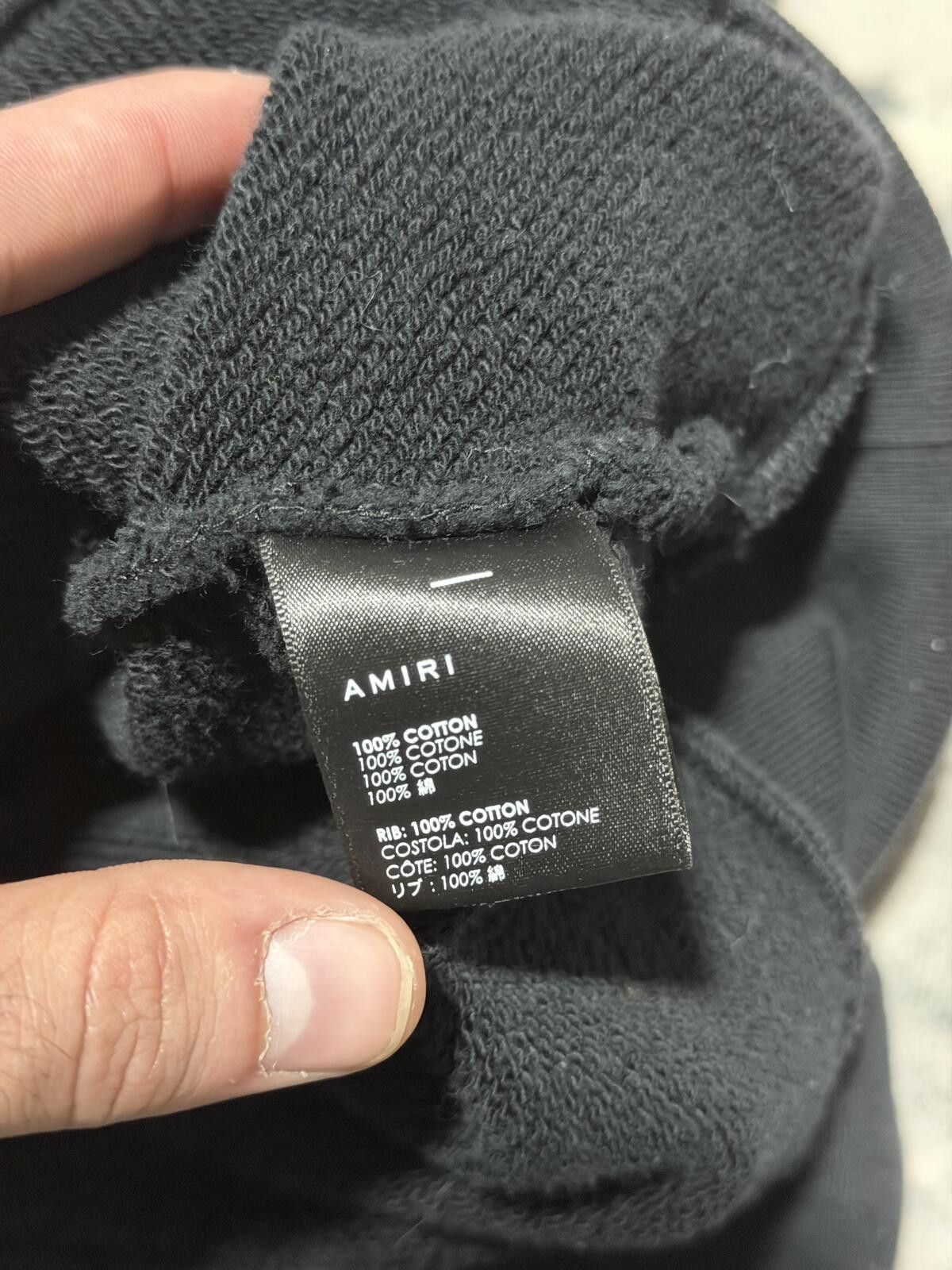 Amiri Amiri Falcon Crewneck Black - Sz M Size US M / EU 48-50 / 2 - 6 Thumbnail