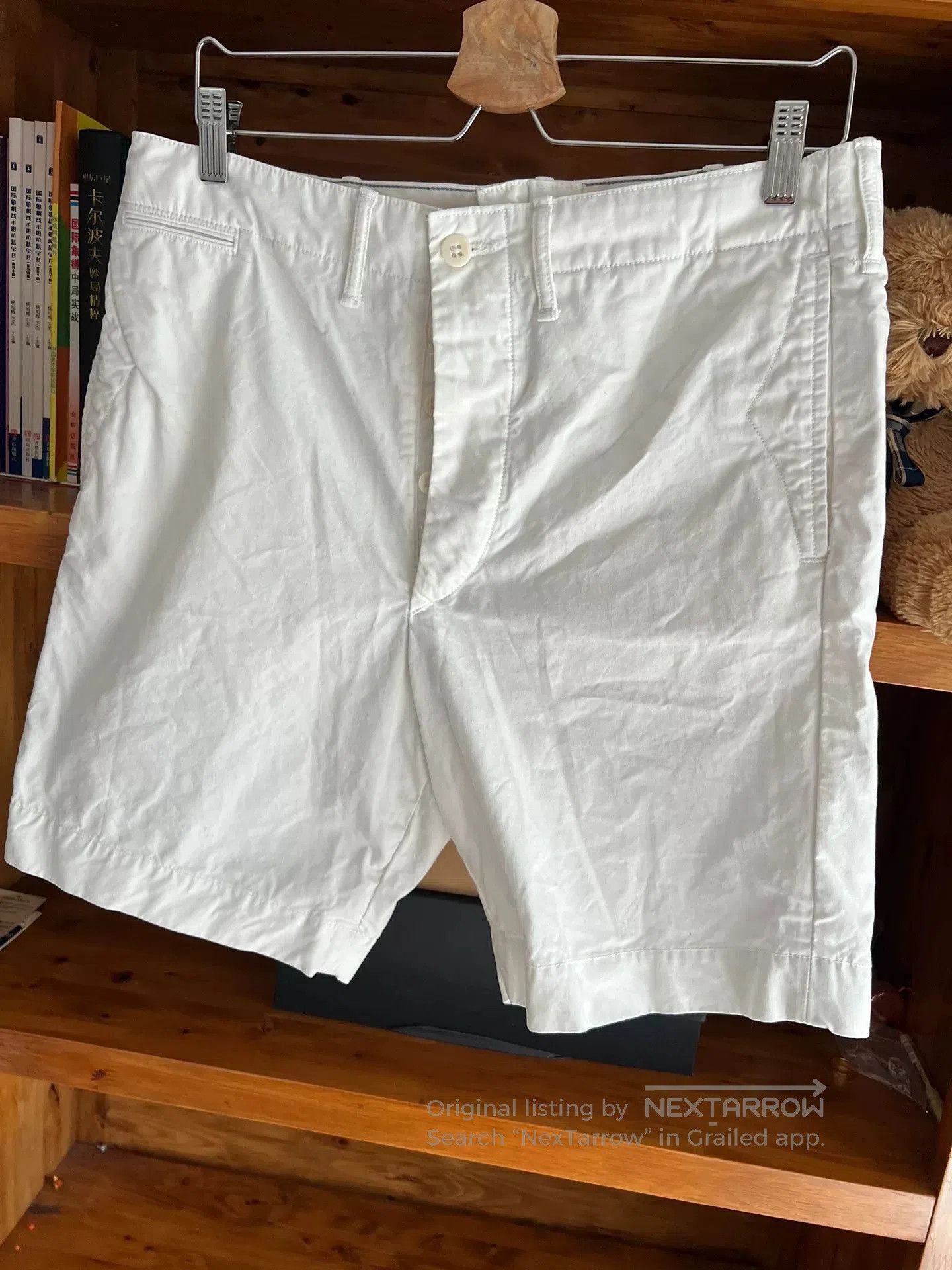 RRL Ralph Lauren RRL Double RL Vintage White Work Shorts. Size US 31 - 3 Thumbnail
