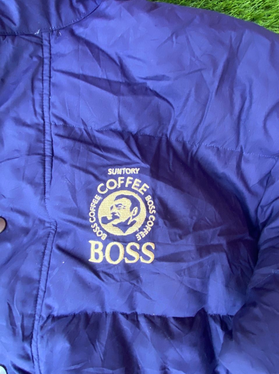 Vintage Vintage Suntory Coffe Bos Puffer Jacket Size US L / EU 52-54 / 3 - 3 Thumbnail