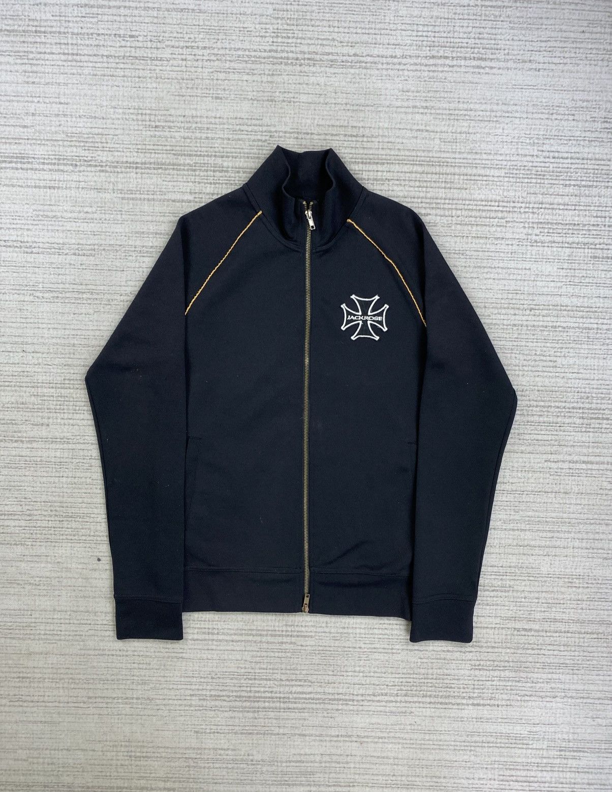 If Six Was Nine × JACKROSE × Japanese Brand Vintage JACKROSE Back Hit Printed Zipper Jacket Size US S / EU 44-46 / 1 - 2 Thumbnail