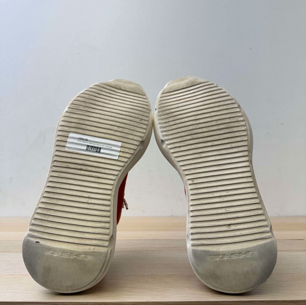 Rick Owens Rick Owens Low Top Abstract Ramones Size US 6 / EU 39 - 5 Thumbnail
