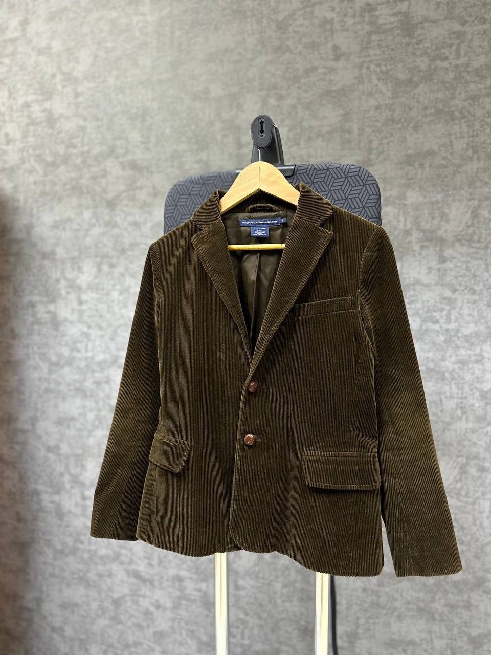Polo Ralph Lauren × Vintage Vintage Polo Ralph Lauren Velvet Brown Blazer Size 38R - 6 Thumbnail