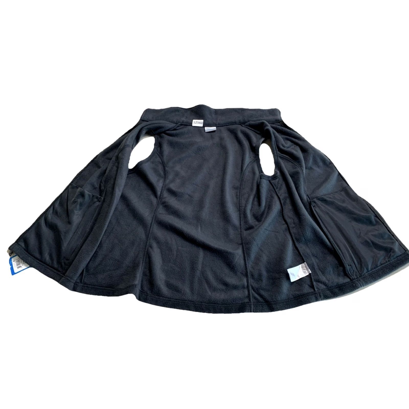 Vintage Columbia Vest Womens Plus Size 1X Charcoal Fleece Sleeveless Full Zip Pockets NWT12560 Size XL / US 12-14 / IT 48-50 - 4 Thumbnail