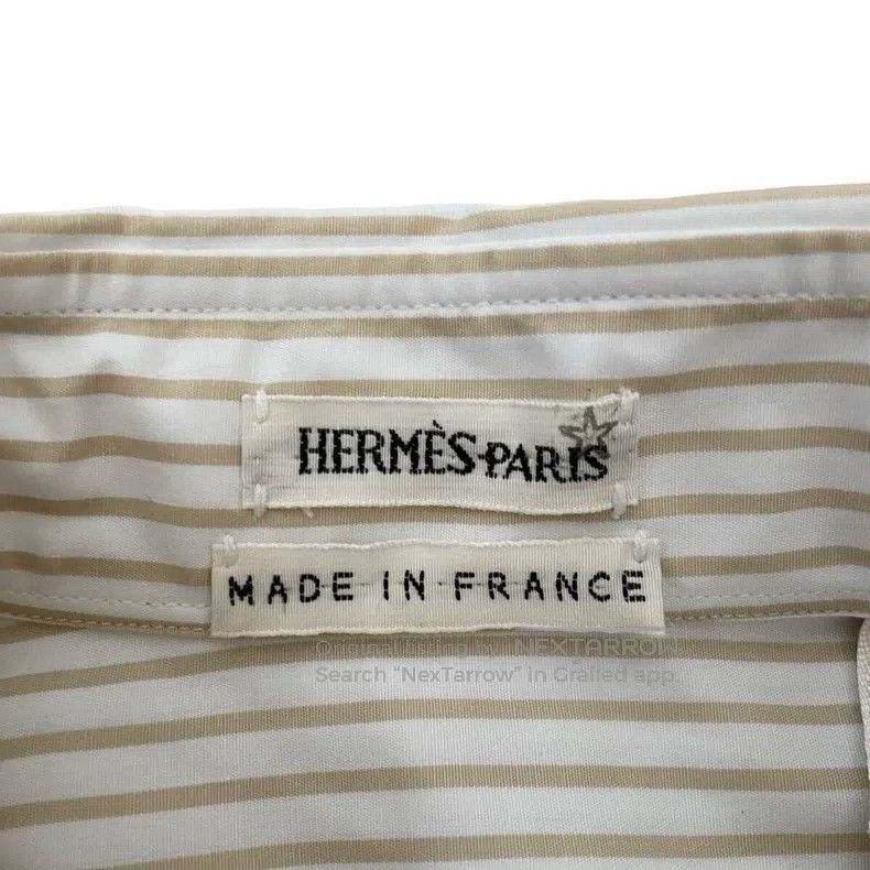 Hermes Hermes Striped shirt Size XS / US 0-2 / IT 36-38 - 6 Thumbnail