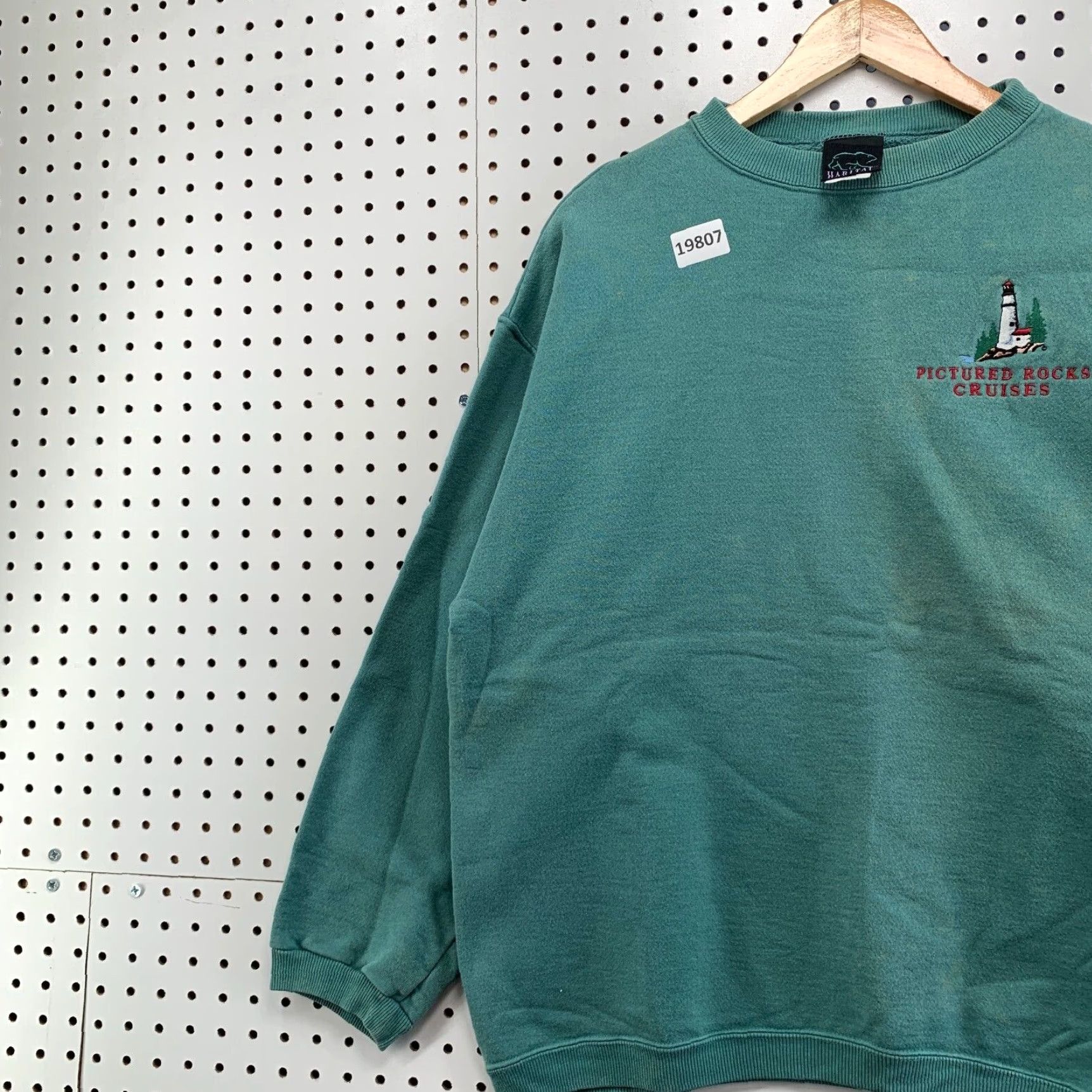 Habitat Vintage Habitat Pictured Rock Cruises Crew Neck Sweatshirt Adult XL Green 90s Nature Outdoor Men's Size US XL / EU 56 / 4 - 3 Thumbnail
