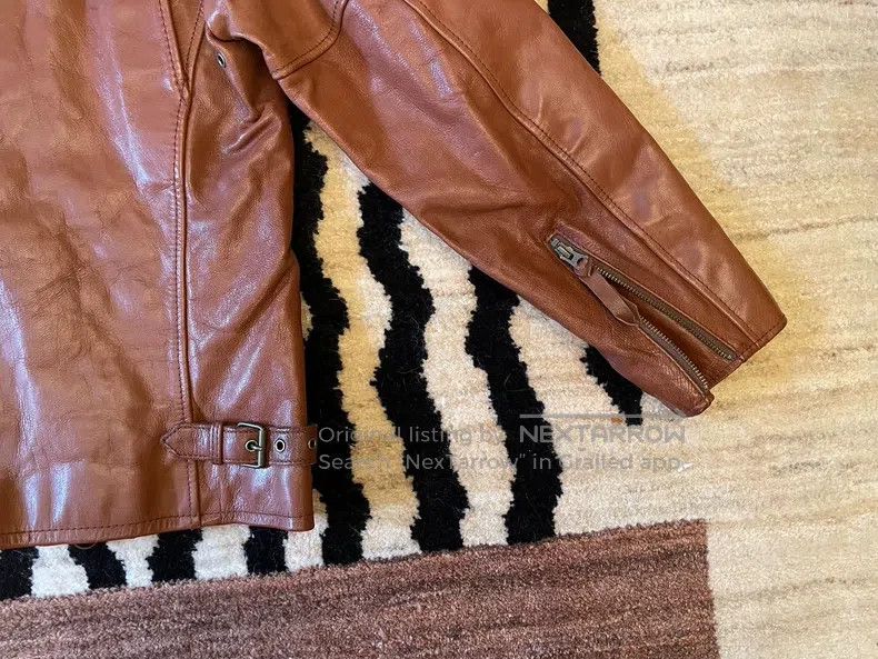 Schott Schott Goatskin biker jacket Size US XL / EU 56 / 4 - 6 Thumbnail