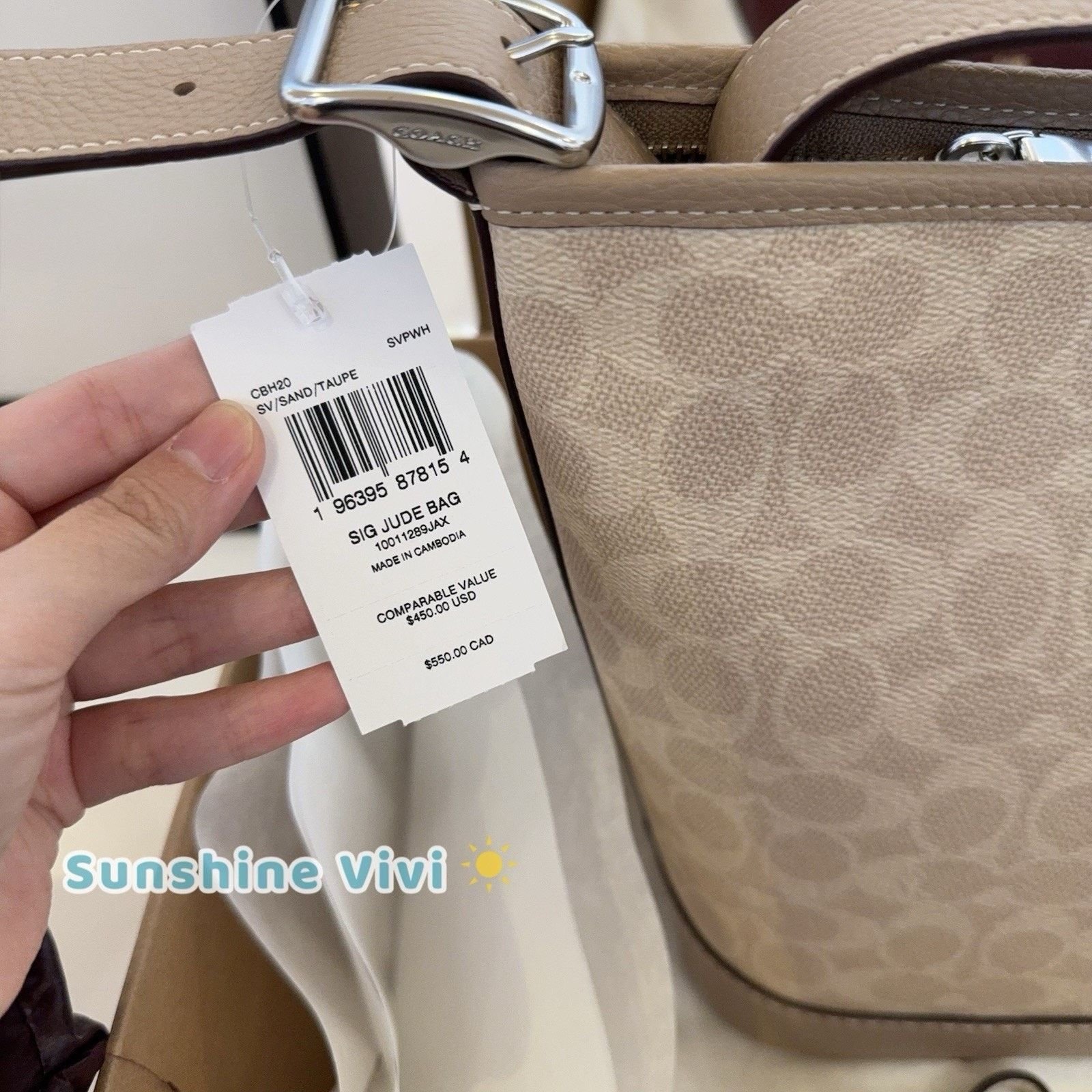 Coach NWT Bundle Coach CBH20 Jude Duffle & CW778 Long Wallet Size ONE SIZE - 3 Thumbnail
