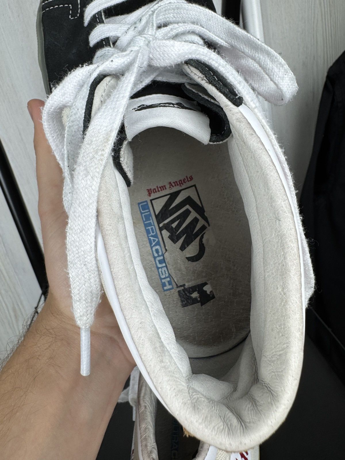 Palm Angels × Vans Vans Vault by Palm Angels Sk8-Mid VLT LX "Black" Sneakers Size US 9.5 / EU 42-43 - 11 Thumbnail