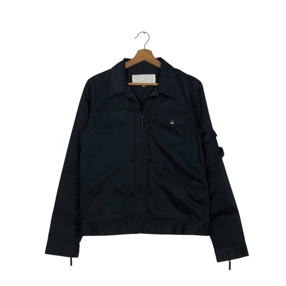 Japanese Brand 🔥VINTAGE BIKER JACKET ADVANTAGE CYCLE BONDAGE PUNK DESIGN Size US M / EU 48-50 / 2 - 3 Thumbnail