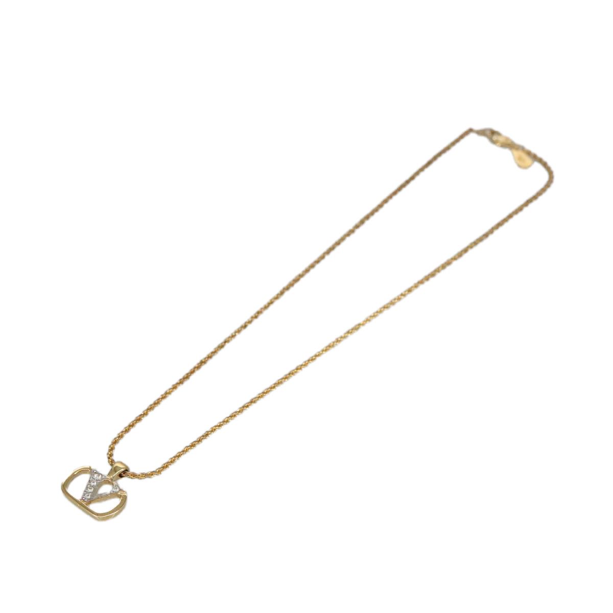 Valentino Valentino Garavani V logo necklace Size ONE SIZE - 1 Thumbnail