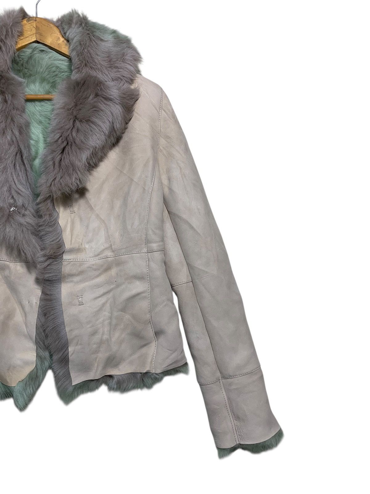 Sagafurs × Toscano 🔥TOSCANO BRISA SPAIN LAMBSKIN LEATHER FUR JACKET Size S / US 4 / IT 40 - 3 Thumbnail