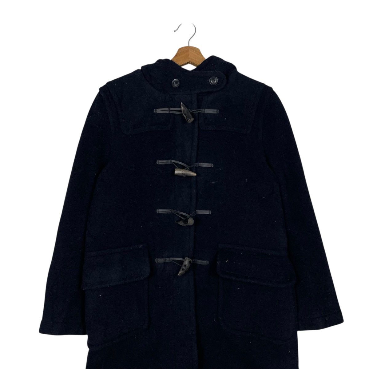Other Made In England London Traditional Wool Duffle Coat Size M / US 6-8 / IT 42-44 - 3 Thumbnail