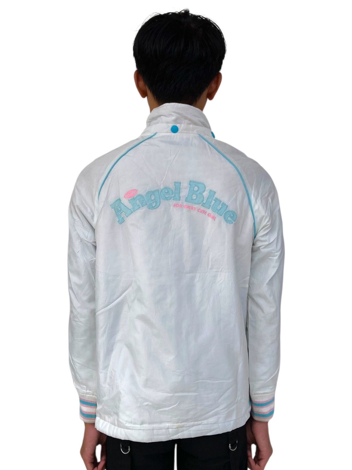 Angel Blue 2000s Angel Blue - White Cute Girls Jacket Size M / US 6-8 / IT 42-44 - 2 Thumbnail