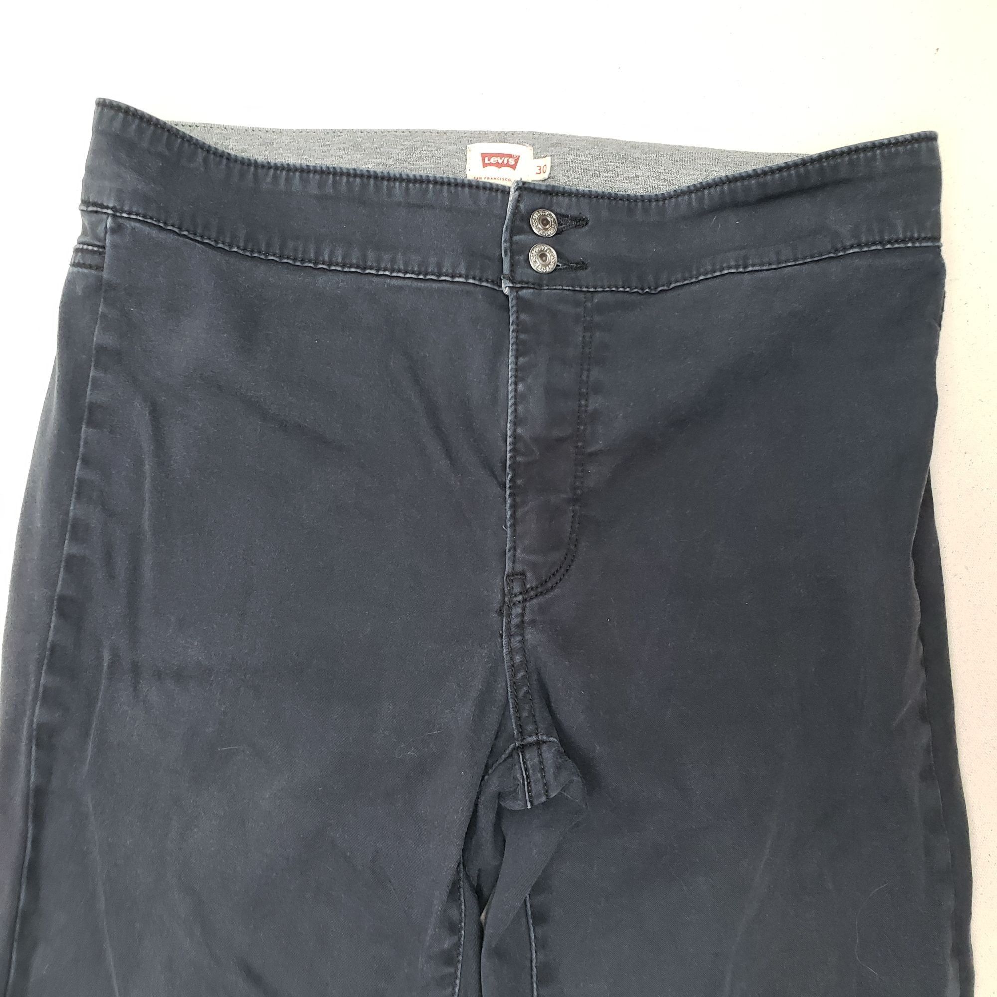 Levi's Levi's Women's Straight Leg Stretch Blue Denim Pants Size 30" / US 8 / IT 44 - 3 Thumbnail