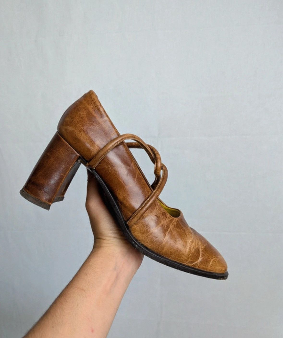 Other Muxart Barcelona textured red leather mary janes heels 40 Size US 8 / IT 38 - 4 Thumbnail