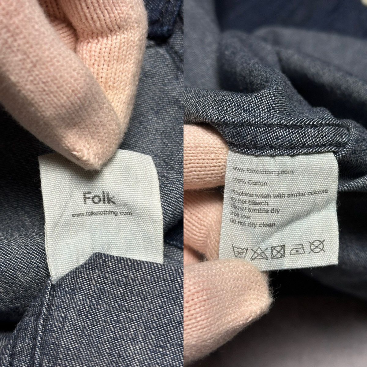 Folk Folk Denim Indigo Shirt Size 4 Size US L / EU 52-54 / 3 - 11 Thumbnail
