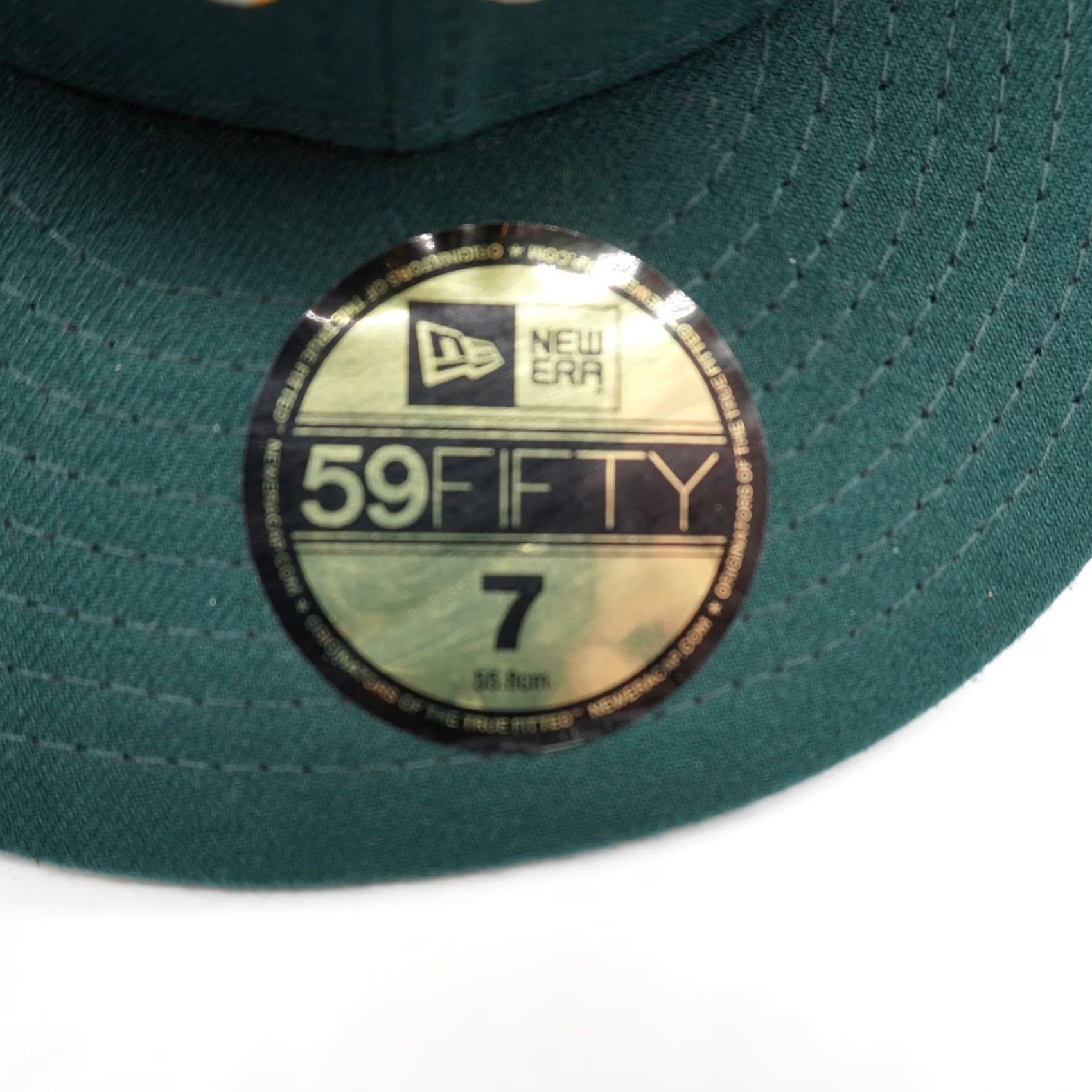 New Era New Era Oakland Athletics MLB Fitted Hat Mens 7 Green 59FIFTY On-Field Cap Size ONE SIZE - 7 Thumbnail
