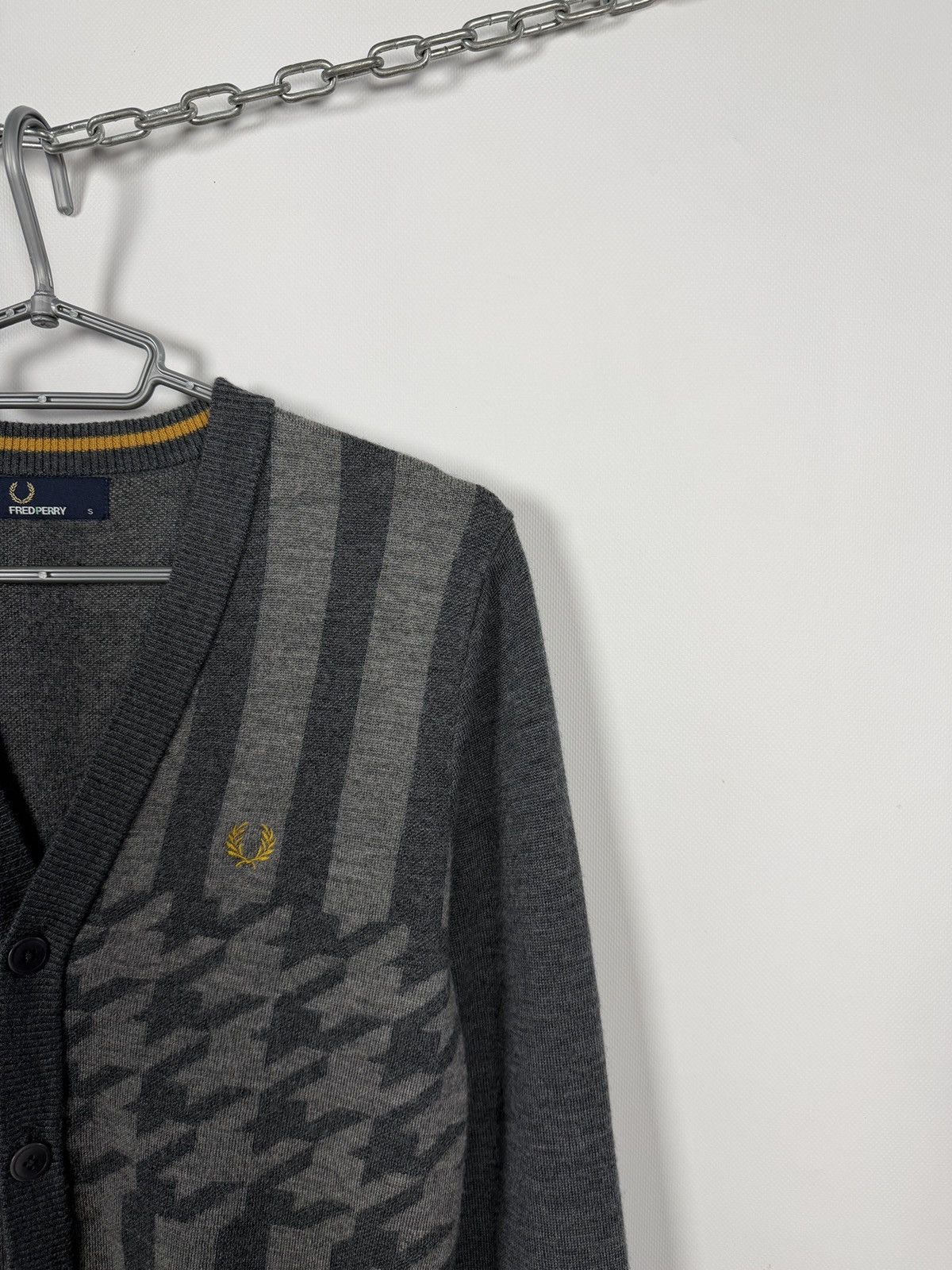 Fred Perry Men’s Fred Perry Wool Cardigan Button Up Pullover Size S Size US S / EU 44-46 / 1 - 2 Thumbnail