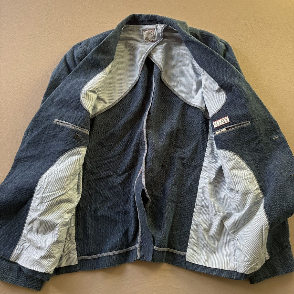 Other Dstrezzed Linen Cotton Blazer Size 38R - 4 Thumbnail