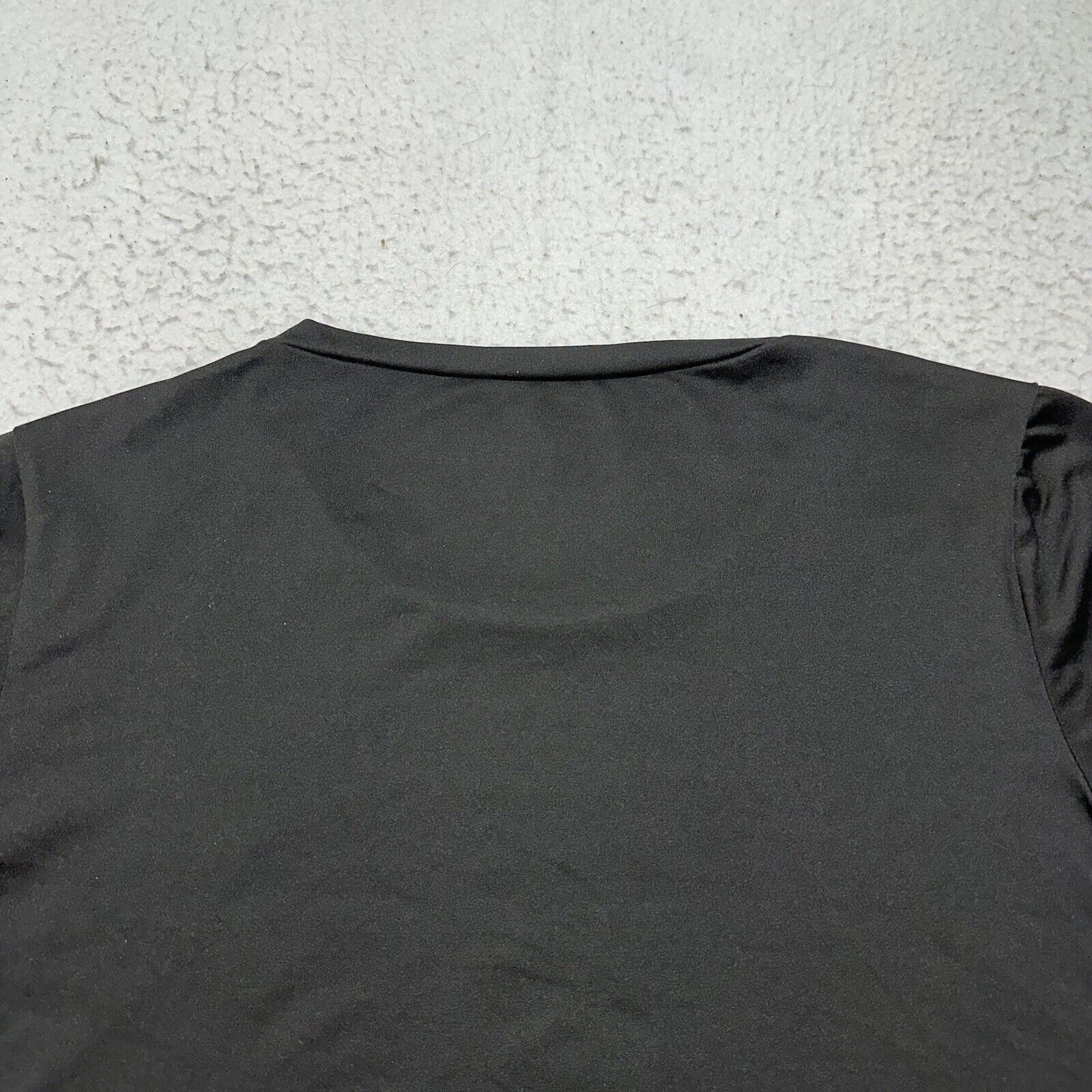 Shein SHEIN 1XL Lightweight Black Short Sleeve Crop Top Skeleton Size XL / US 12-14 / IT 48-50 - 10 Thumbnail
