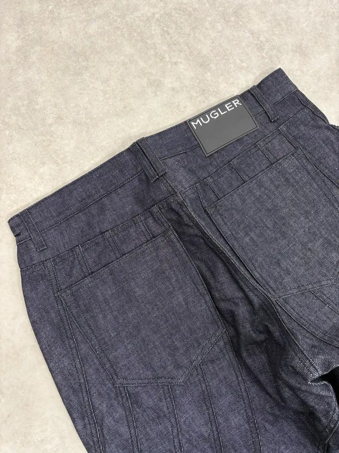 Mugler AW2025 Mugler Spiral Baggy Raw Blue Jeans Size US 34 / EU 50 - 8 Thumbnail