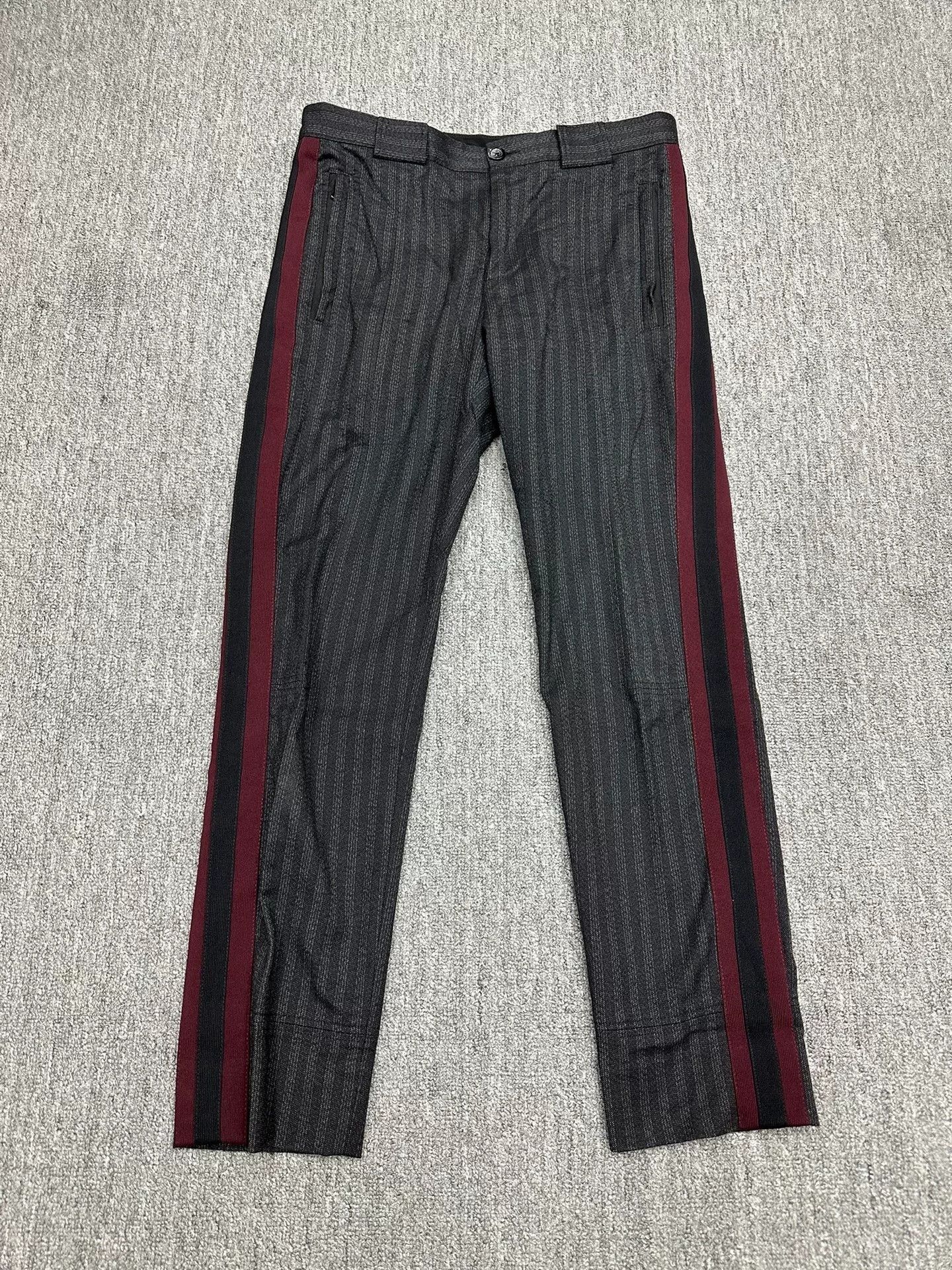 Dolce & Gabbana DG Striped Patchwork Casual Pants Size US 28 / EU 44 - 1 Thumbnail