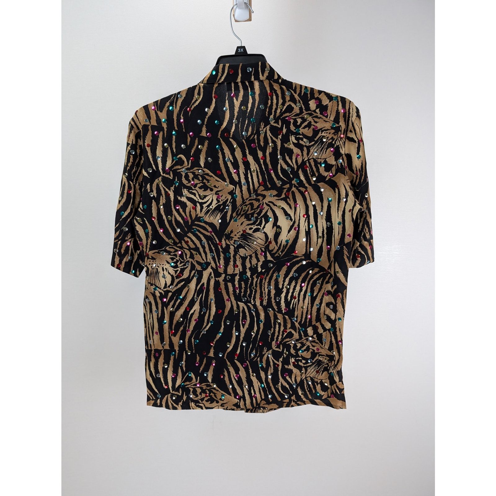 Saint Laurent Paris o1rshd1 Chemise Polo Tigre H H Button up Shirt in Multicolor Size US XS / EU 42 / 0 - 6 Thumbnail