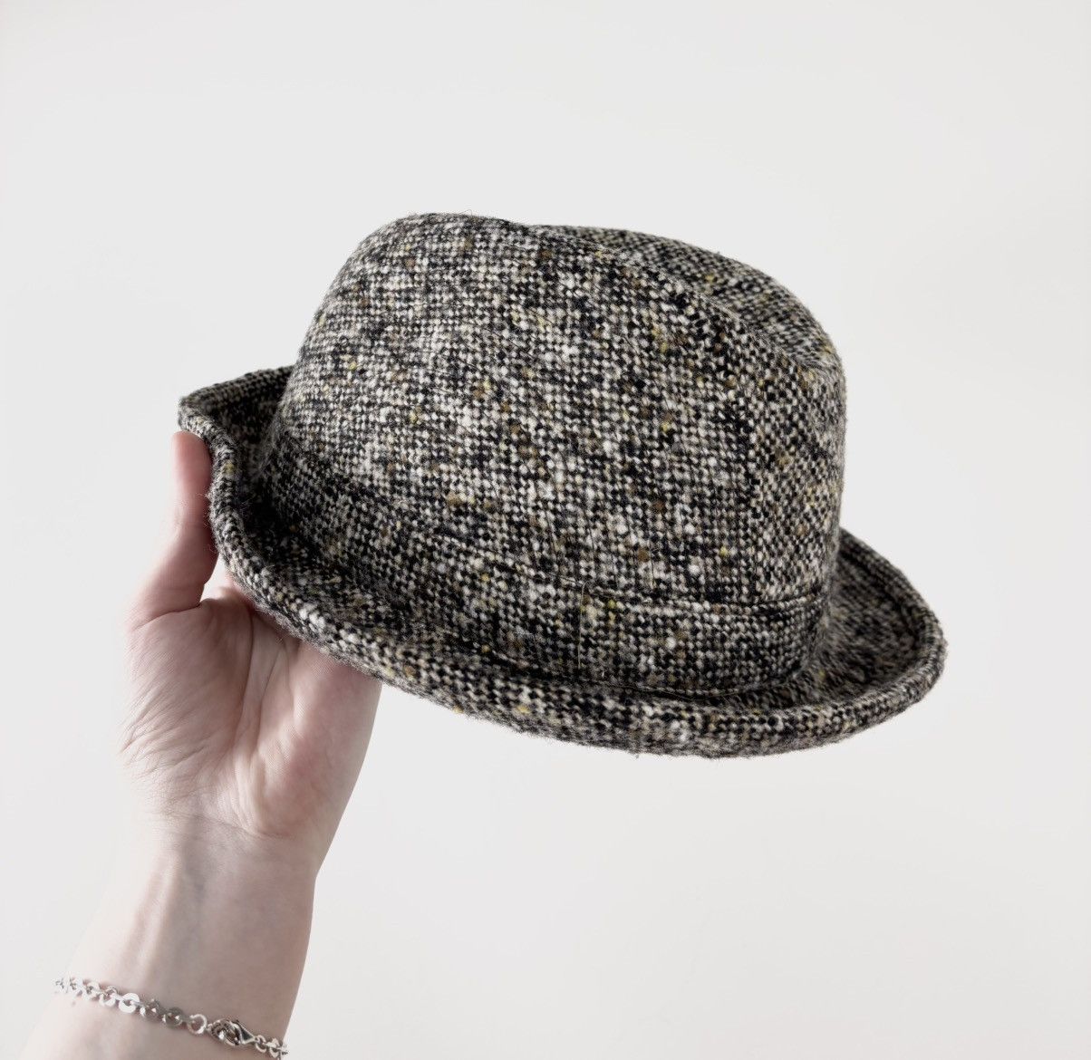 Other Moessmer Barbetti Bologna Wool Tweed Trilby Fedora Hat Size ONE SIZE - 4 Thumbnail