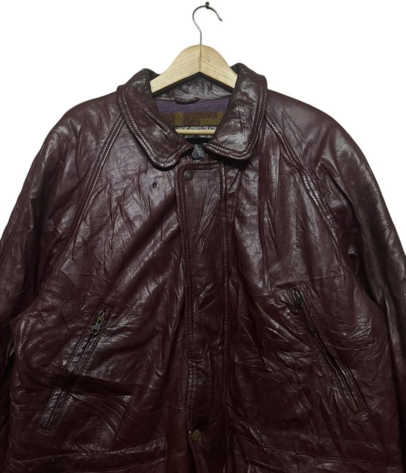Valentino Vintage🔥Valentino Pelle Sherling Leather Jacket Size US S / EU 44-46 / 1 - 6 Thumbnail