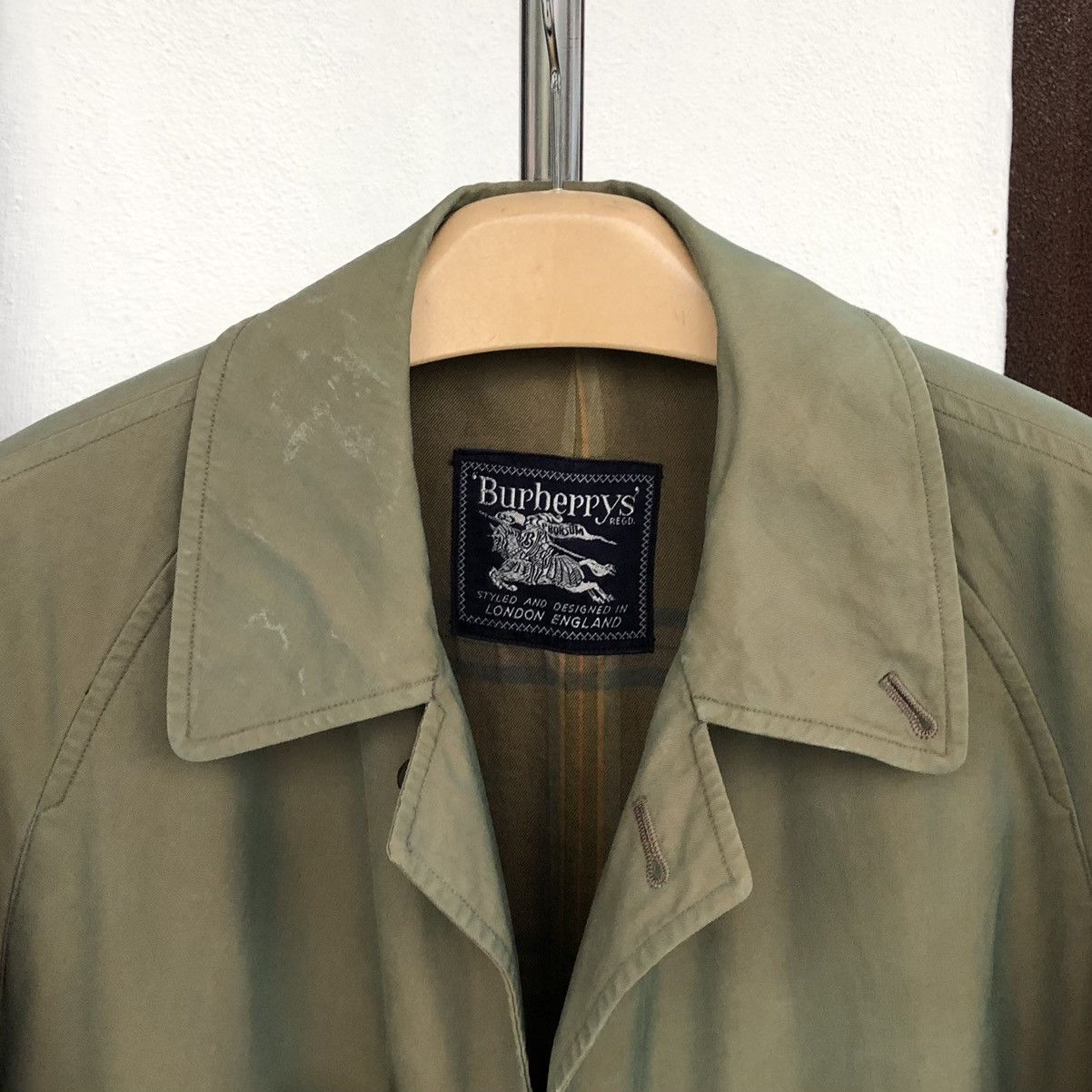 Burberry Vintage 90s Burberrys Prorsum London England Trench Coat Size US M / EU 48-50 / 2 - 16 Thumbnail