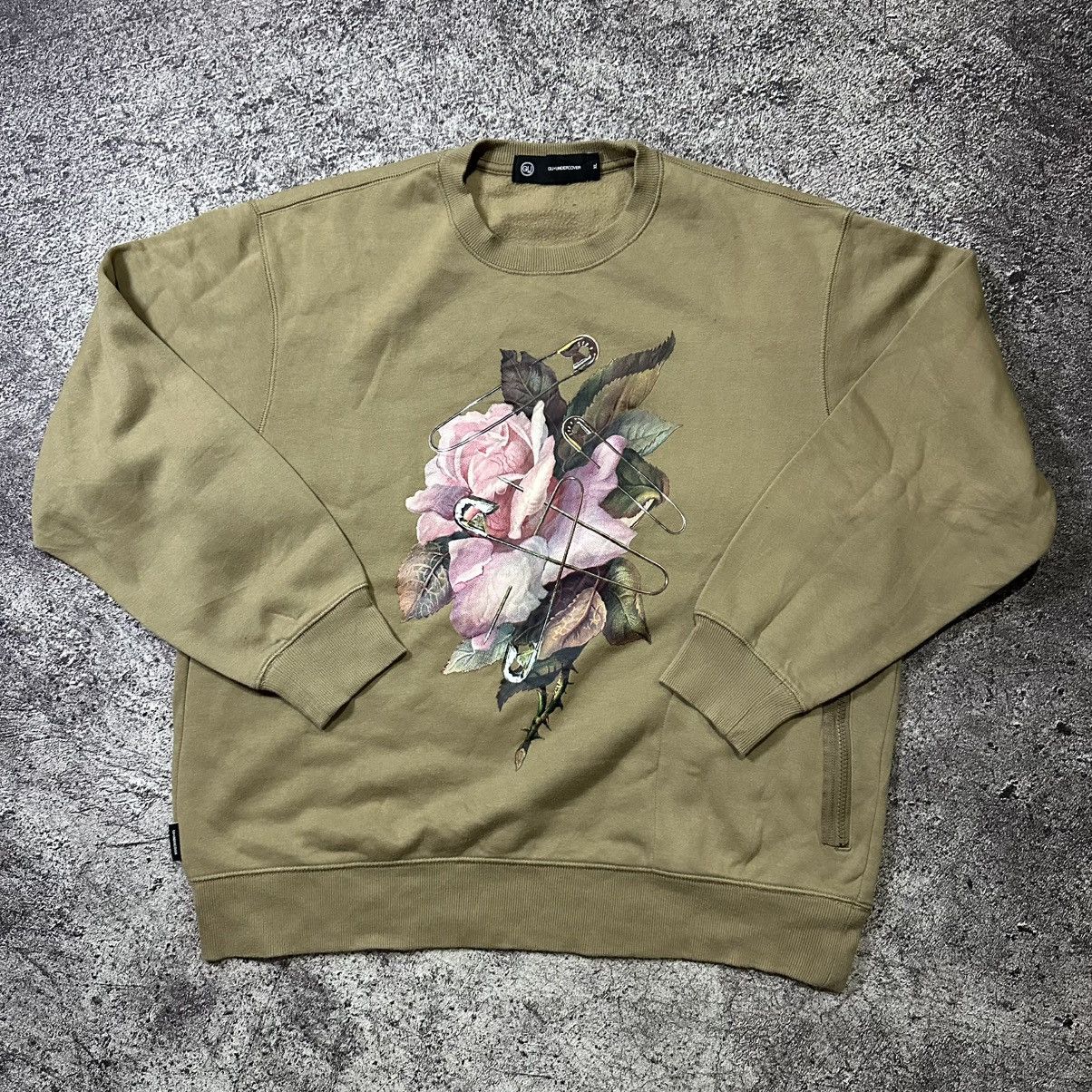 Undercover GU x UNDERCOVER FLOWER GRAPHIC FLOWER SWEATSHIRT Size US XL / EU 56 / 4 - 2 Thumbnail