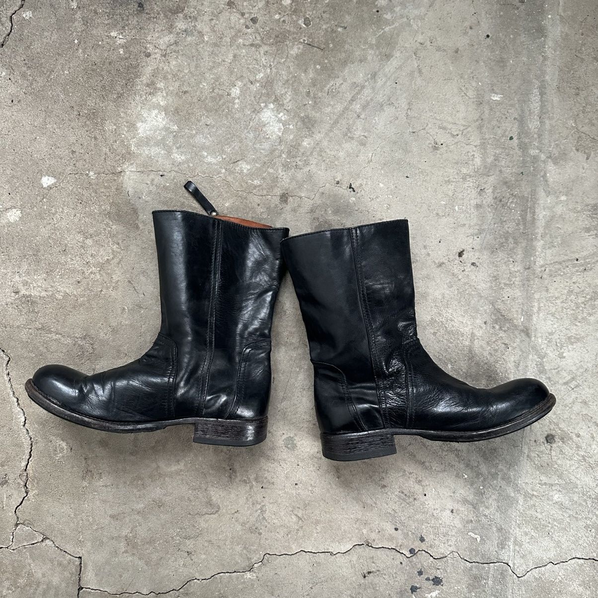 Guidi Rare MOMA Back Laces Combat Ankle Boots guidi style Size US 7 / IT 37 - 14 Thumbnail